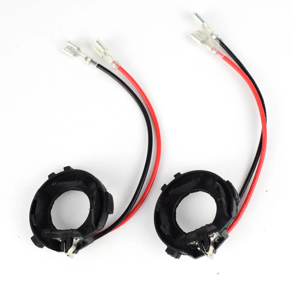 Black H7 LED headlight adapter bracket for Volkswagen car LED conversion kits