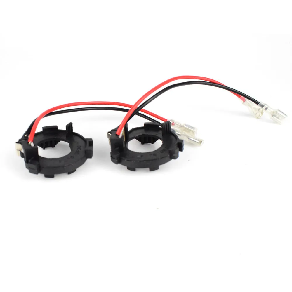 Black H7 LED headlight adapter bracket for Volkswagen car LED conversion kits