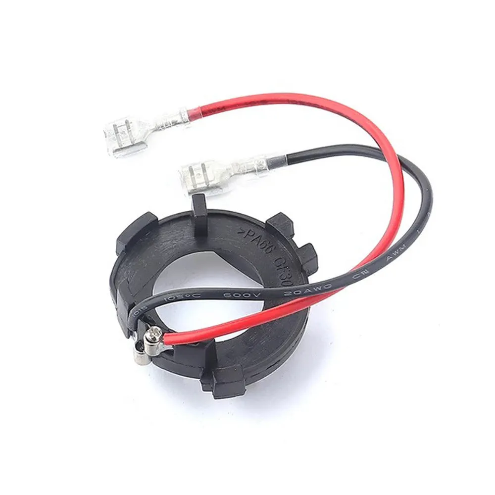 Black H7 LED headlight adapter bracket for Volkswagen car LED conversion kits