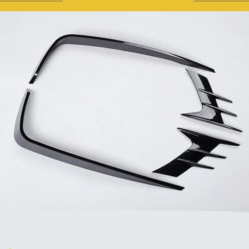 Black PP front fog lamp eyebrow modification blade for 10th generation YAGE