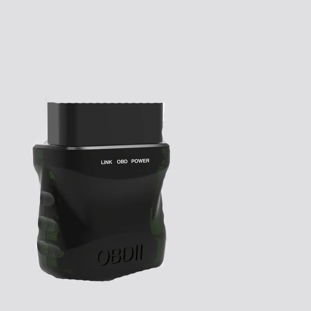 Wireless OBD2 car diagnostic scanner tool in black with WiFi connectivity for vehicle fault code reading by Zhongxinwang V015