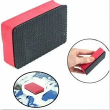 Car wash sponge magic clay rub in EVA material, 8.5x5.5x2cm, red colour option