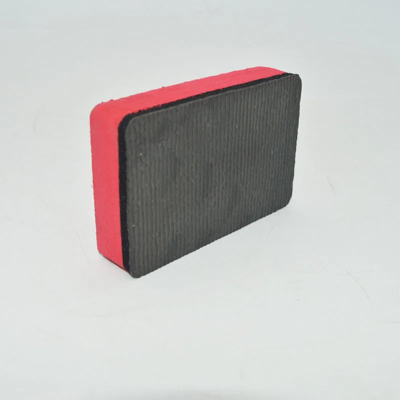 Car wash sponge magic clay rub in EVA material, 8.5x5.5x2cm, red colour option