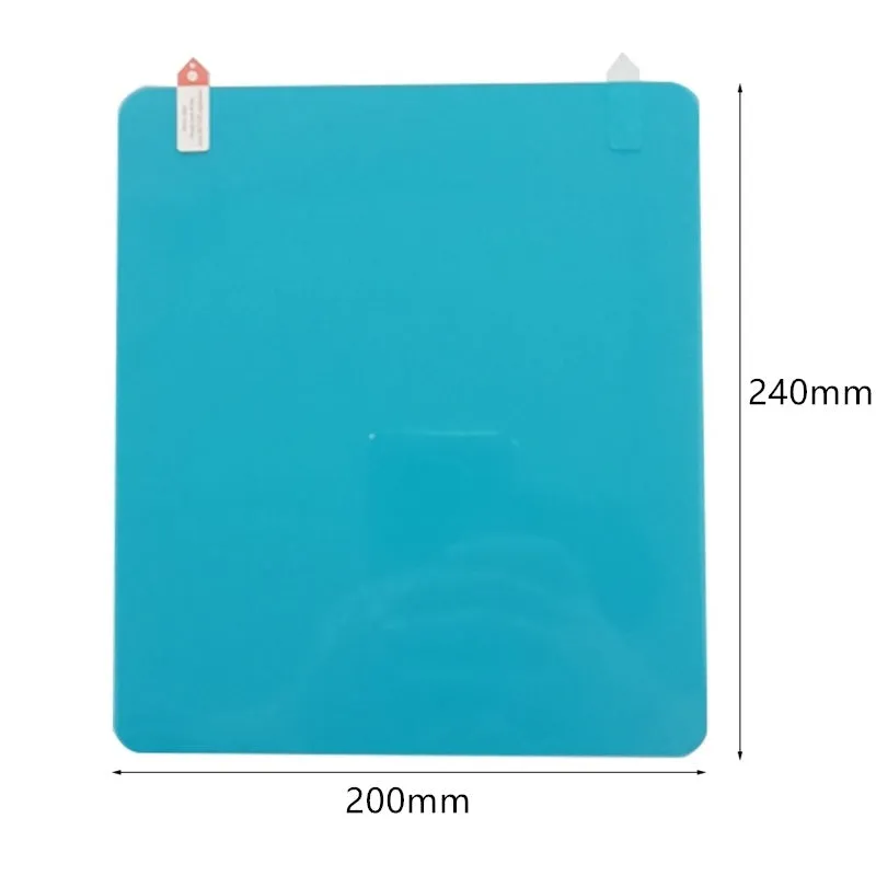 Blue oval anti-moist waterproof side mirror sticker with nano hydrophilic technology for car rain safety