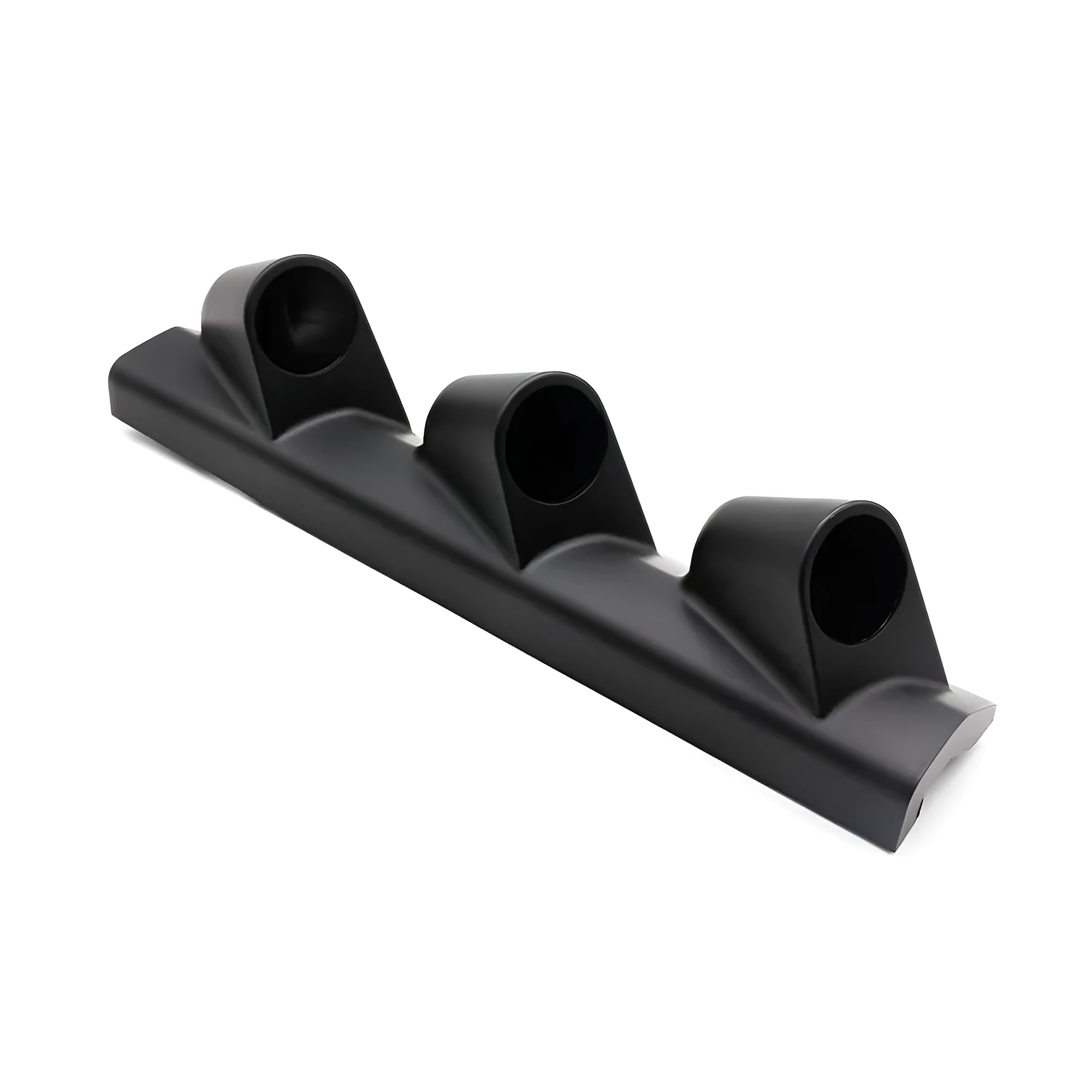 Black three-hole 52mm instrument mounting stand for car dashboard installation