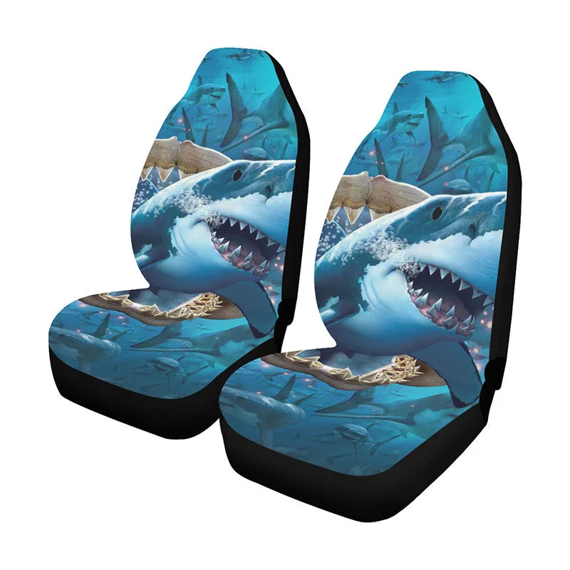 Universal car seat cover with animal print fabric, Z23 style, breathable and easy to clean