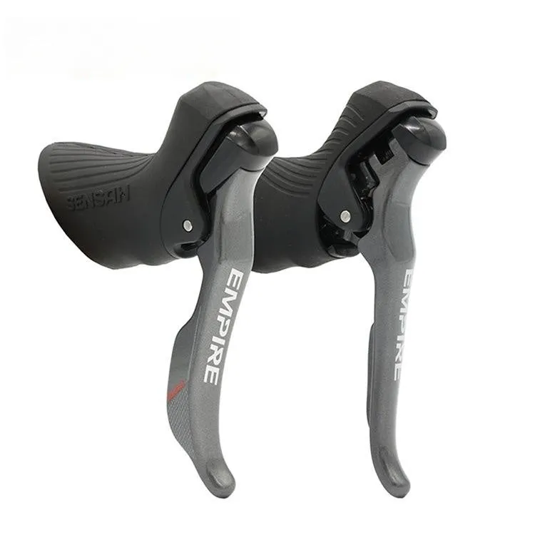 Shimano-compatible road bike transmission kit with aluminium alloy hand change and dials