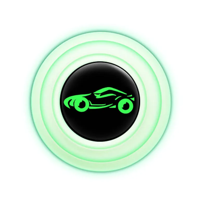 20mm thick silicone car door shock pads in black, white, and luminous colours