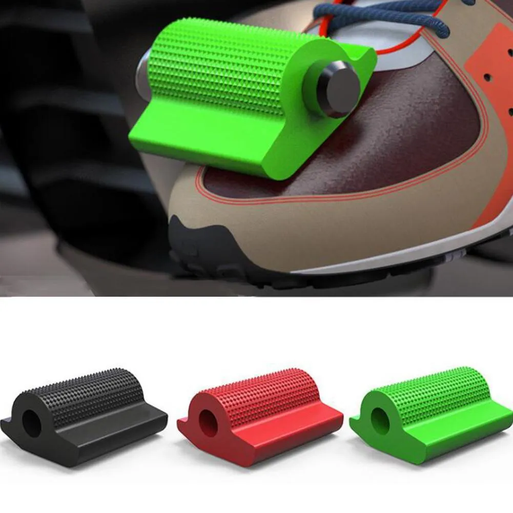 Motorcycle Shift Shoe Cover Foot Pedal Gear Pedal For Lever Covers Black Red Orange Yellow Green Blue Conventional Style by Wgm