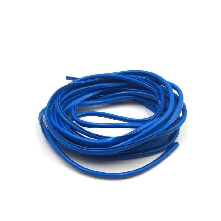 Car door edge protector U-shape rubber seal strip 5 metres in black on a white car door edge