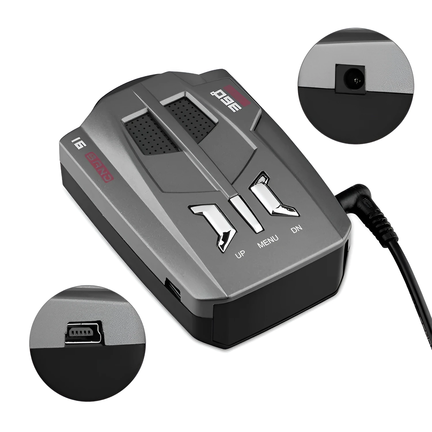 Radar speedometer with digital tube LED display and USB interface