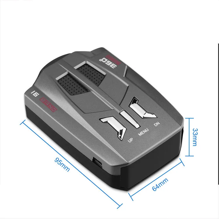 Radar speedometer with digital tube LED display and USB interface