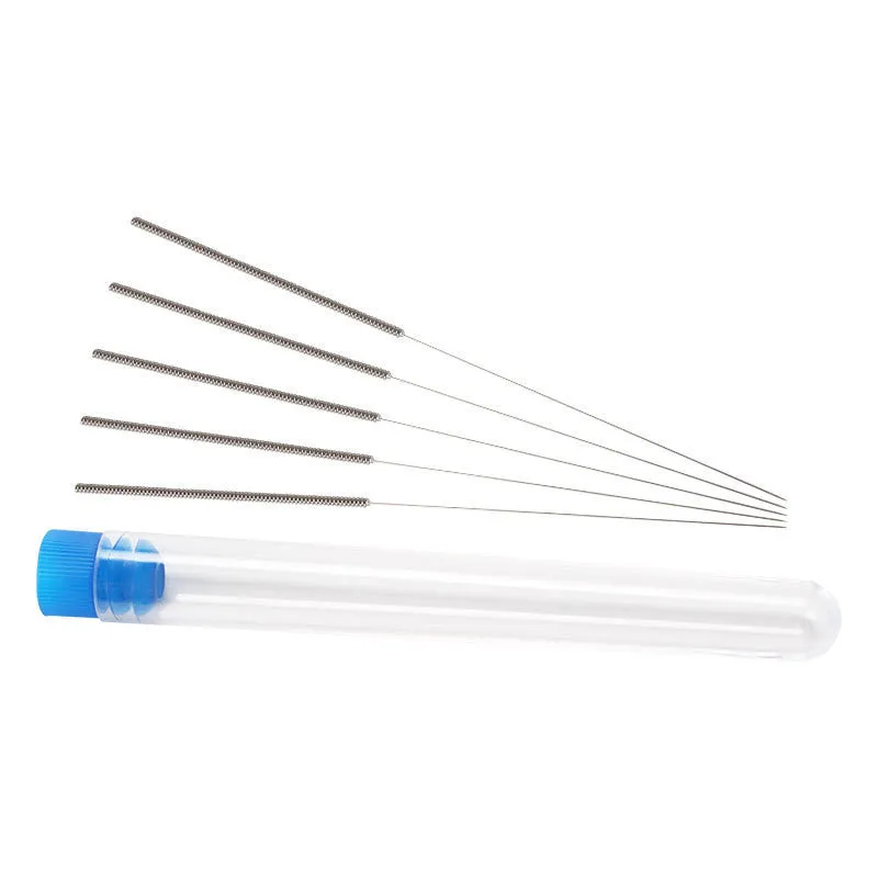Mk8 E3D nozzle cleaning needle set with five diameter options for 3D printer maintenance