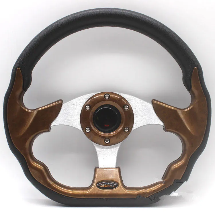 Racing steering wheel 520 multicolor PU modified general fit model 5156F