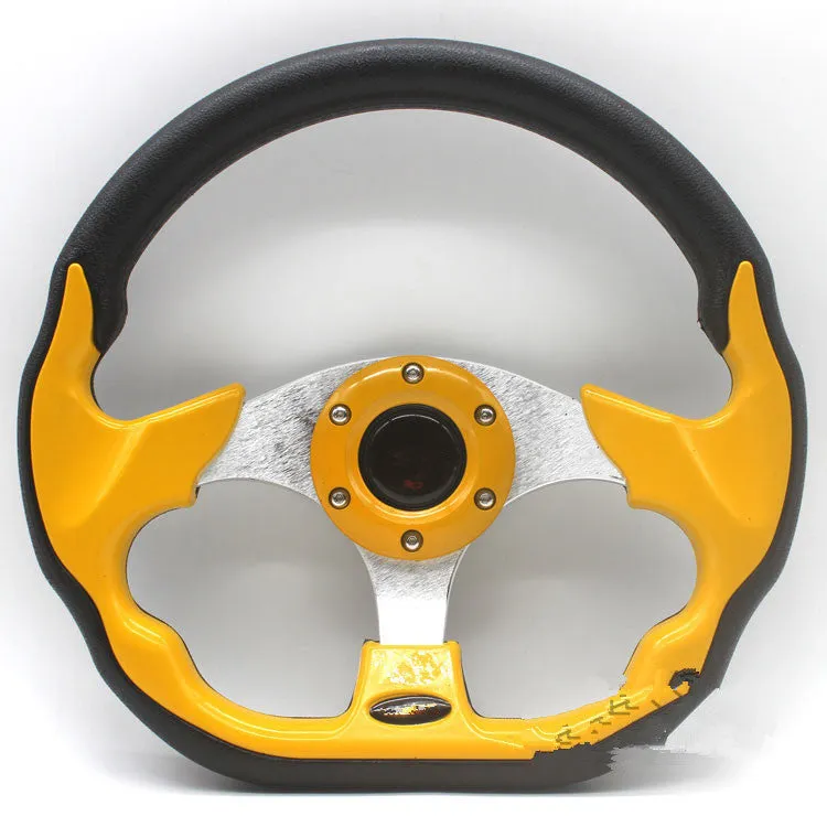 Racing steering wheel 520 multicolor PU modified general fit model 5156F