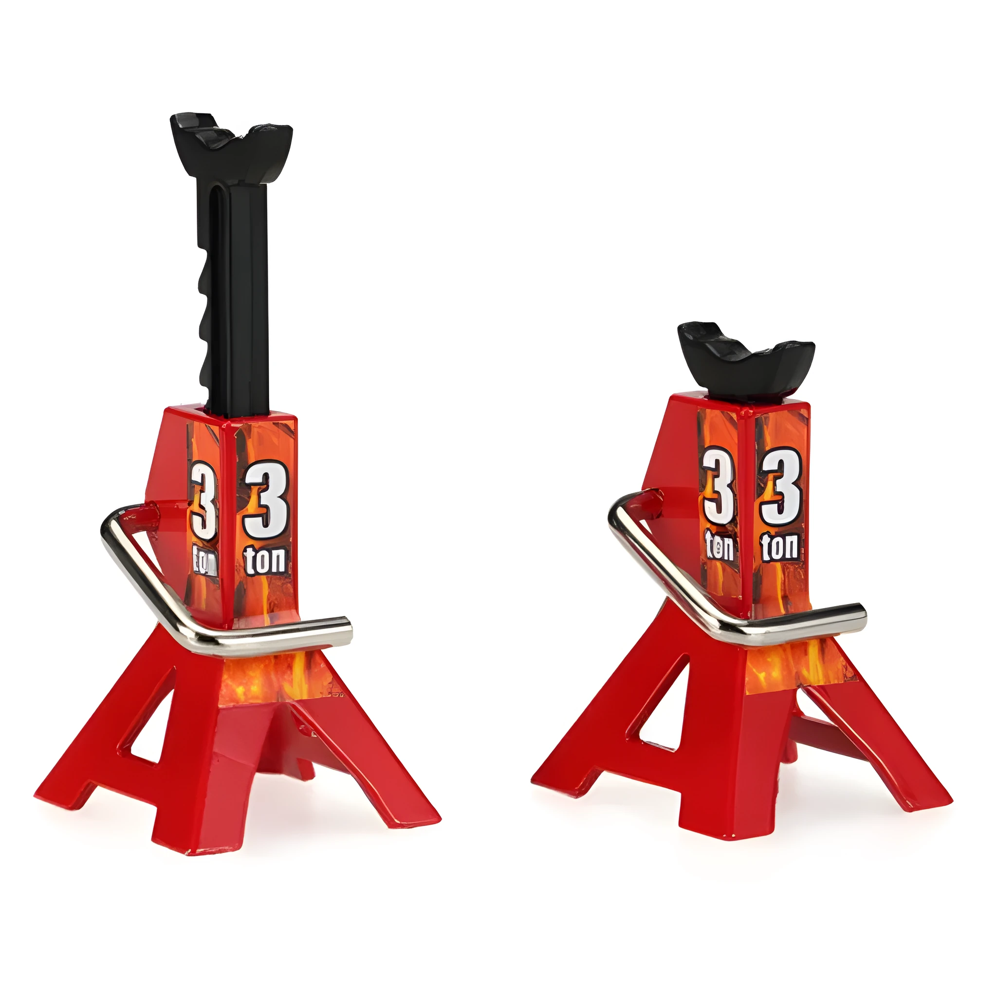 TRX 3T 6T simulation jack with zinc alloy body and adjustable height 73-105mm for climbing model car scene