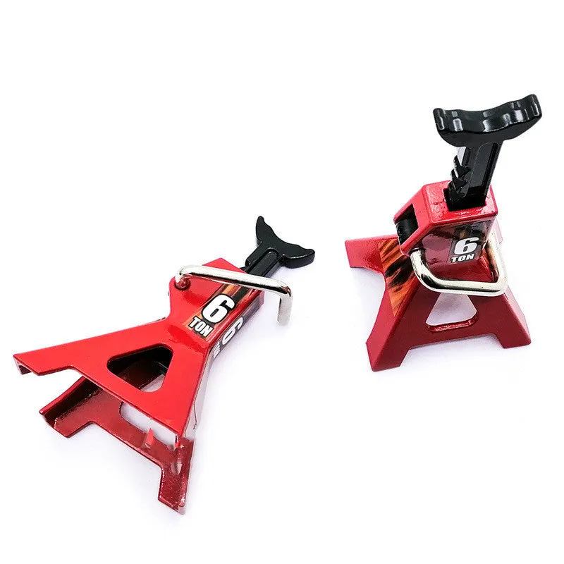 TRX 3T 6T simulation jack with zinc alloy body and adjustable height 73-105mm for climbing model car scene