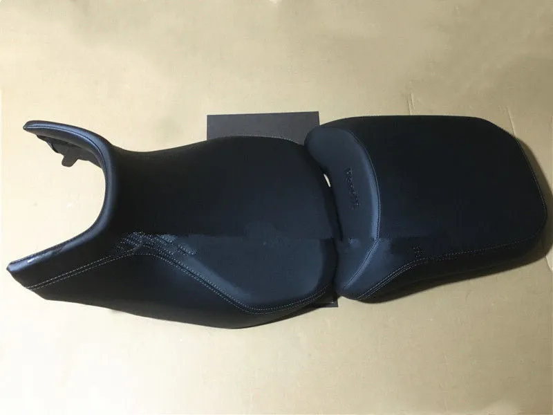 Front and rear motorcycle seat cushion set for Fortune Wings TRK502/X with heightening front cushion option