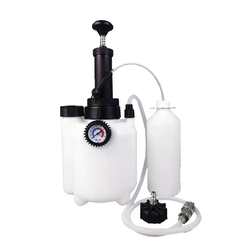 White 3L brake fluid tank replacement tool with copper and iron components