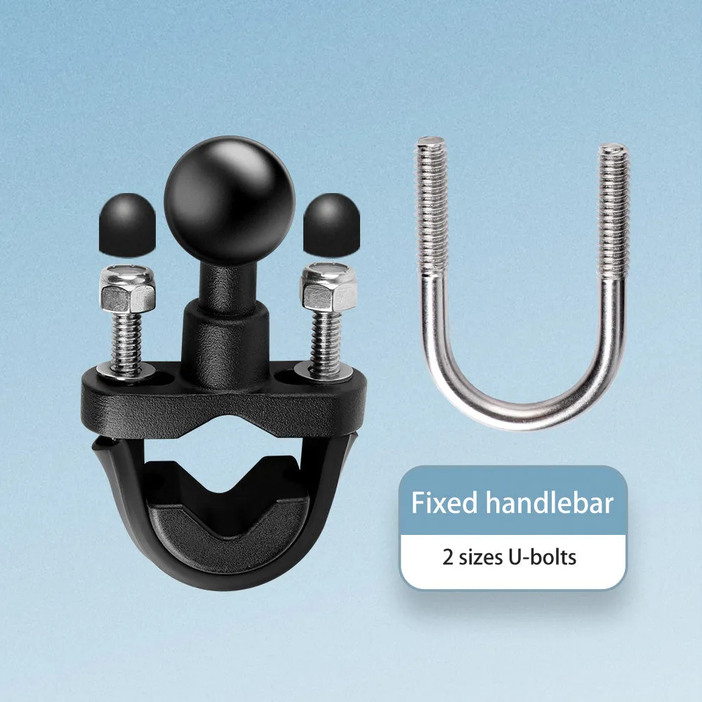 Motorcycle bracket for GoPro and Insta360 One camera plastic handlebar mount multiple colours
