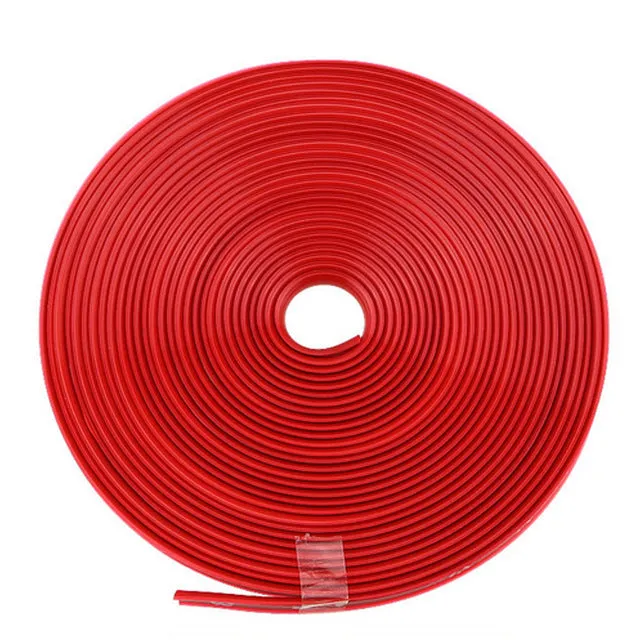 PU wheel hub decoration paste protection ring anti-collision strip, 8-metre roll, ten colours available