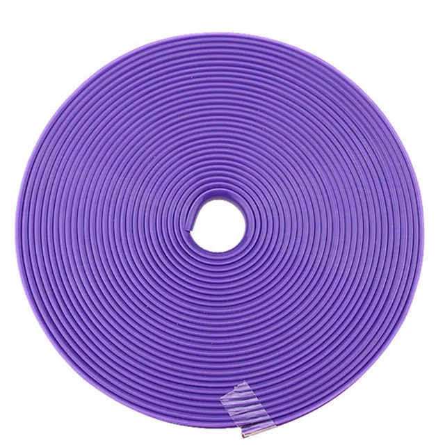 PU wheel hub decoration paste protection ring anti-collision strip, 8-metre roll, ten colours available