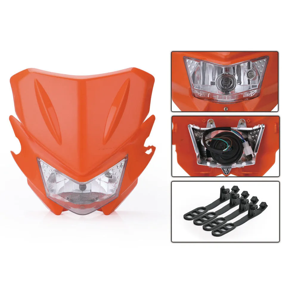 SPEEDPARK universal motorcycle headlight headlamp fairing for KTM dirt bike