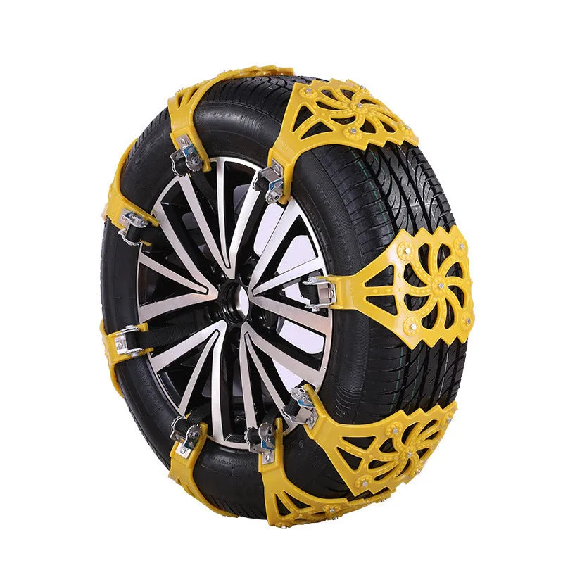 Black car snow chain made of thick Oxford material for GM models winter traction