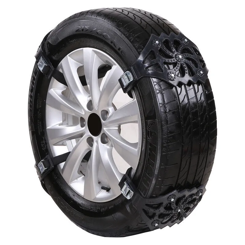 Black car snow chain made of thick Oxford material for GM models winter traction