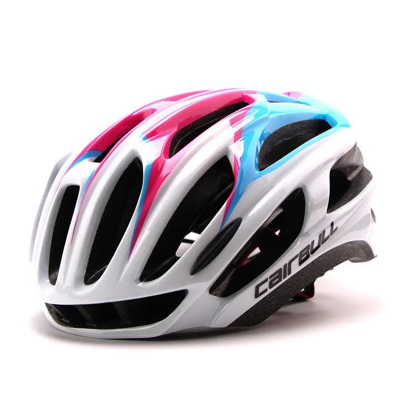Road mountain bike riding helmet with PC shell and EPS liner in multiple colours