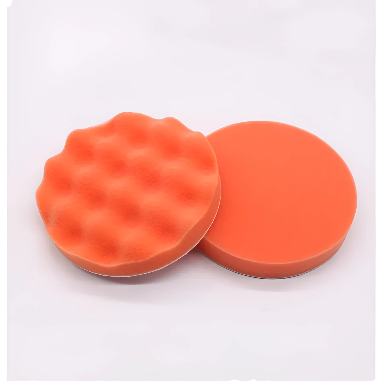 125mm self-adhesive Velcro polyether sponge car polishing disc flat surface 14-pack