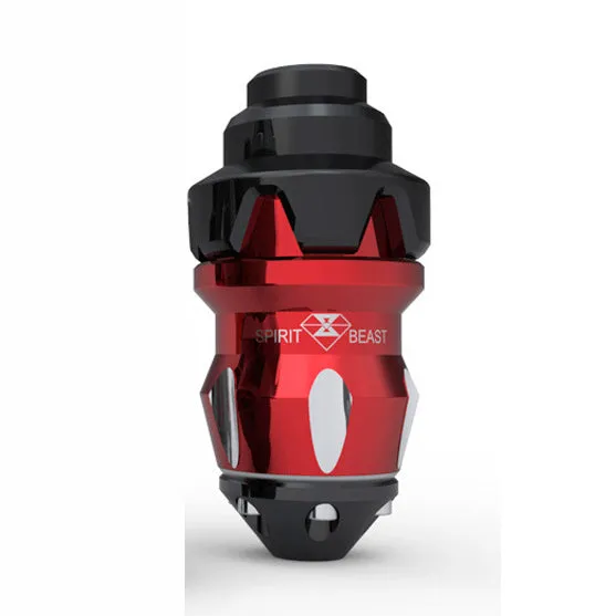 Black aluminium alloy electric motorcycle modification accessories on a bike