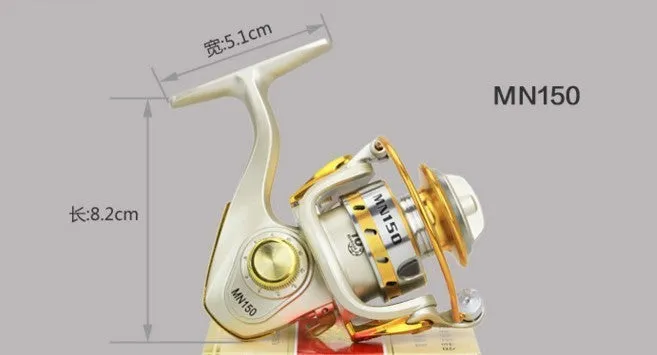 Mini fishing reel 160g 10 ball bearing 5.2 gear ratio spinning reel for short rods