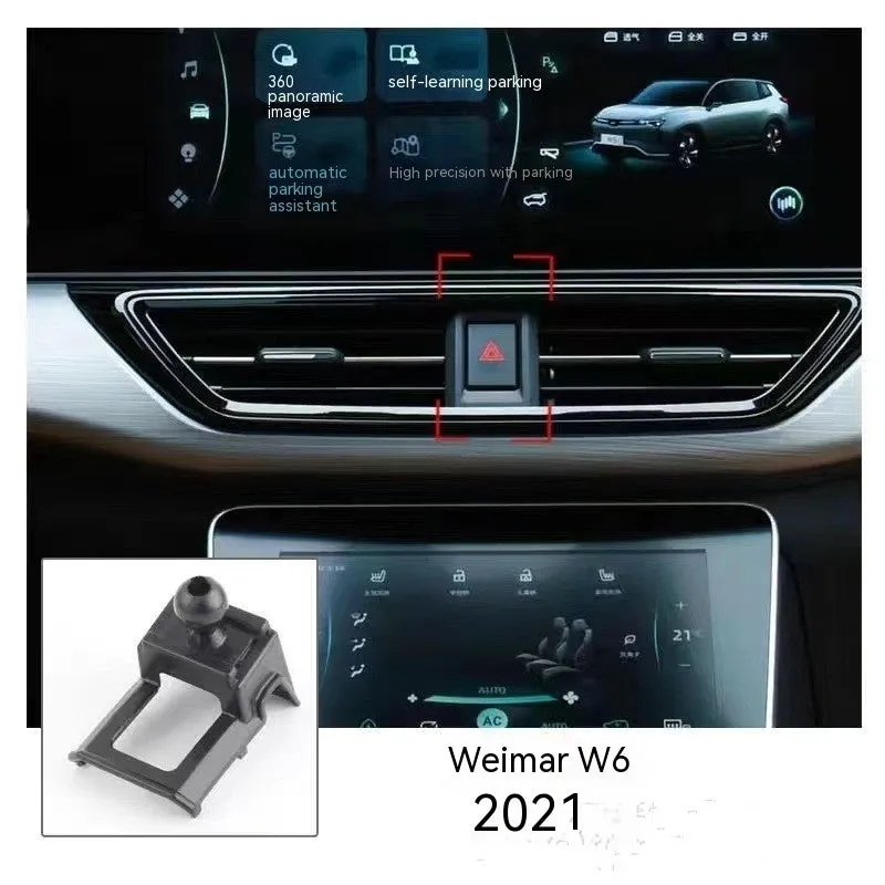 Goodway car dashboard mobile phone bracket with 360-degree rotation mechanism