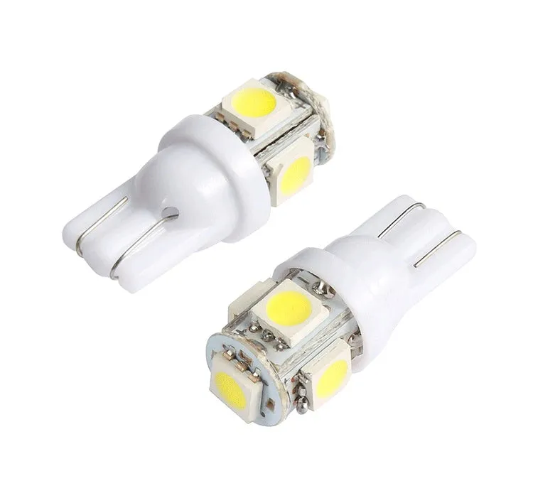 T10 wedge base 5050 SMD LED bulb for car reading or license plate light, 26x12mm, pack of 10