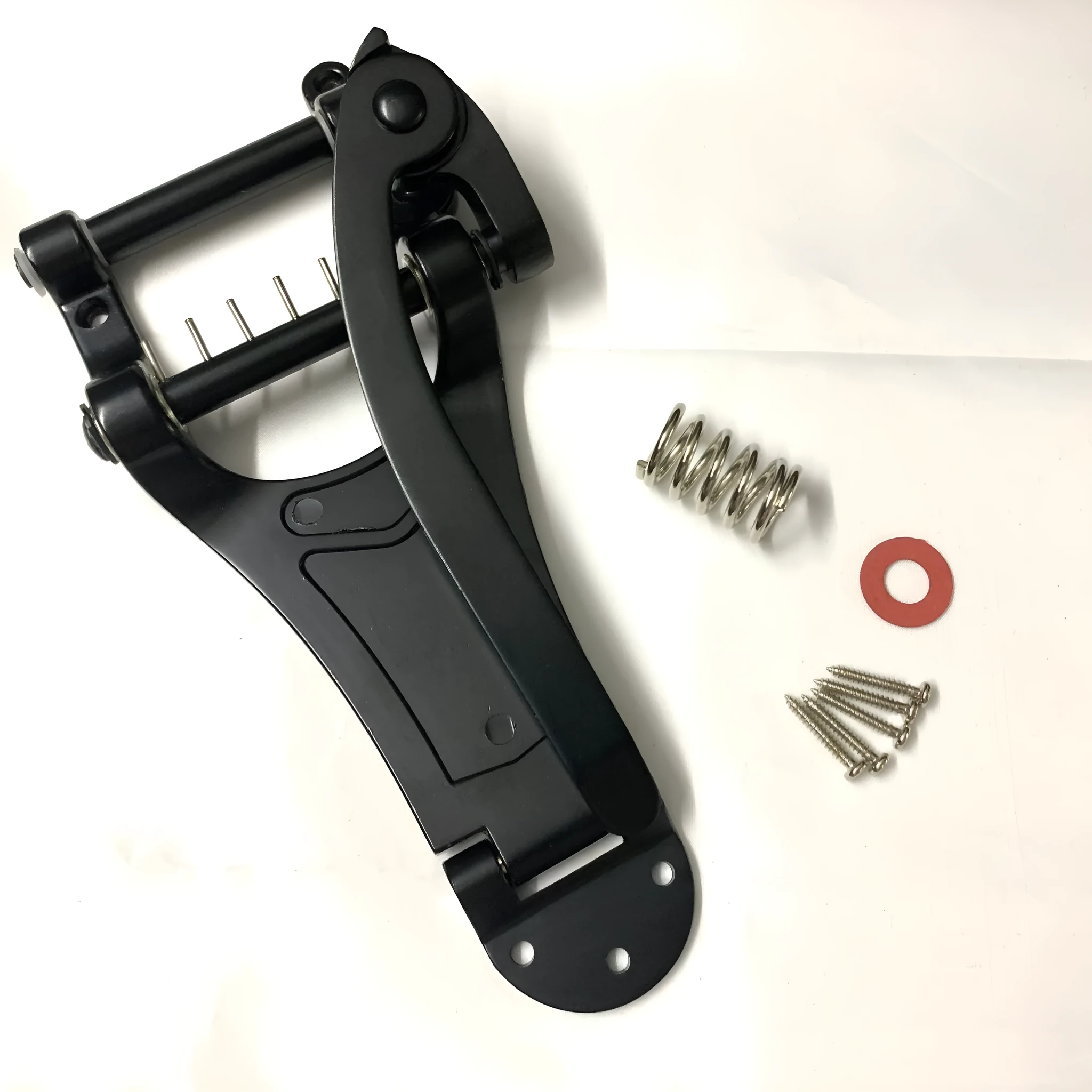 Electric guitar rocker accessory set with black golden silver colour options including strings picks and strap
