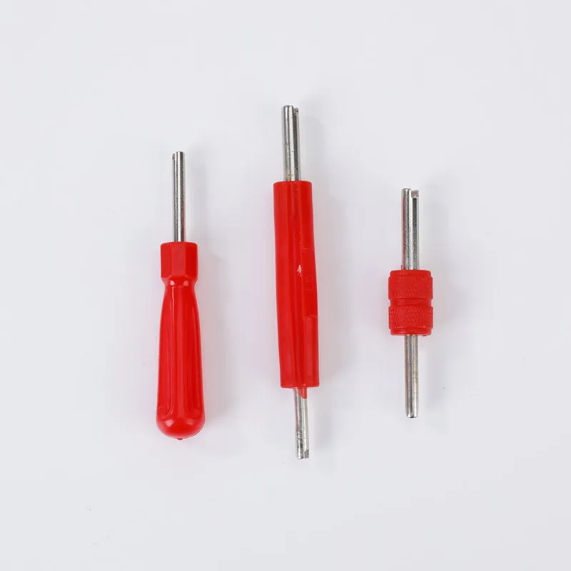 Aluminium alloy single-head tool twist valve wrench in one of three colour styles.