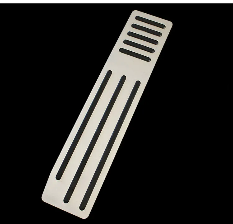 Silver stainless steel throttle and brake pedal set for Tesla Model 3 X S