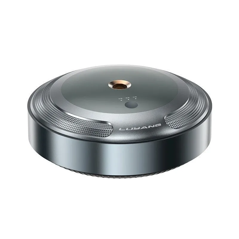 Car fragrance diffuser with zinc alloy shell and automatic spray function for vehicle interiors