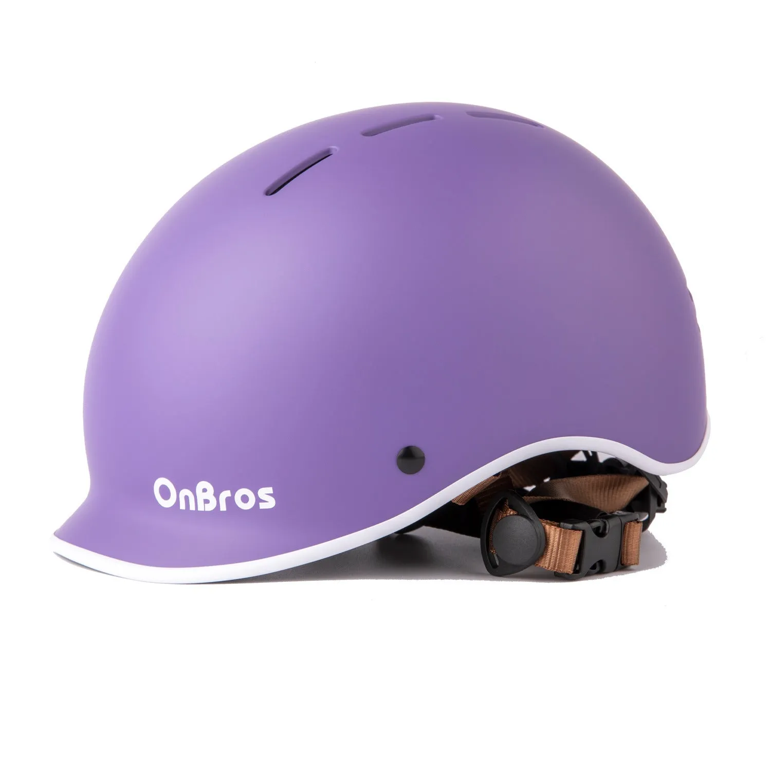 Electric bicycle road riding helmet in black with ABS shell and EPS inner layer, one size 56-61cm