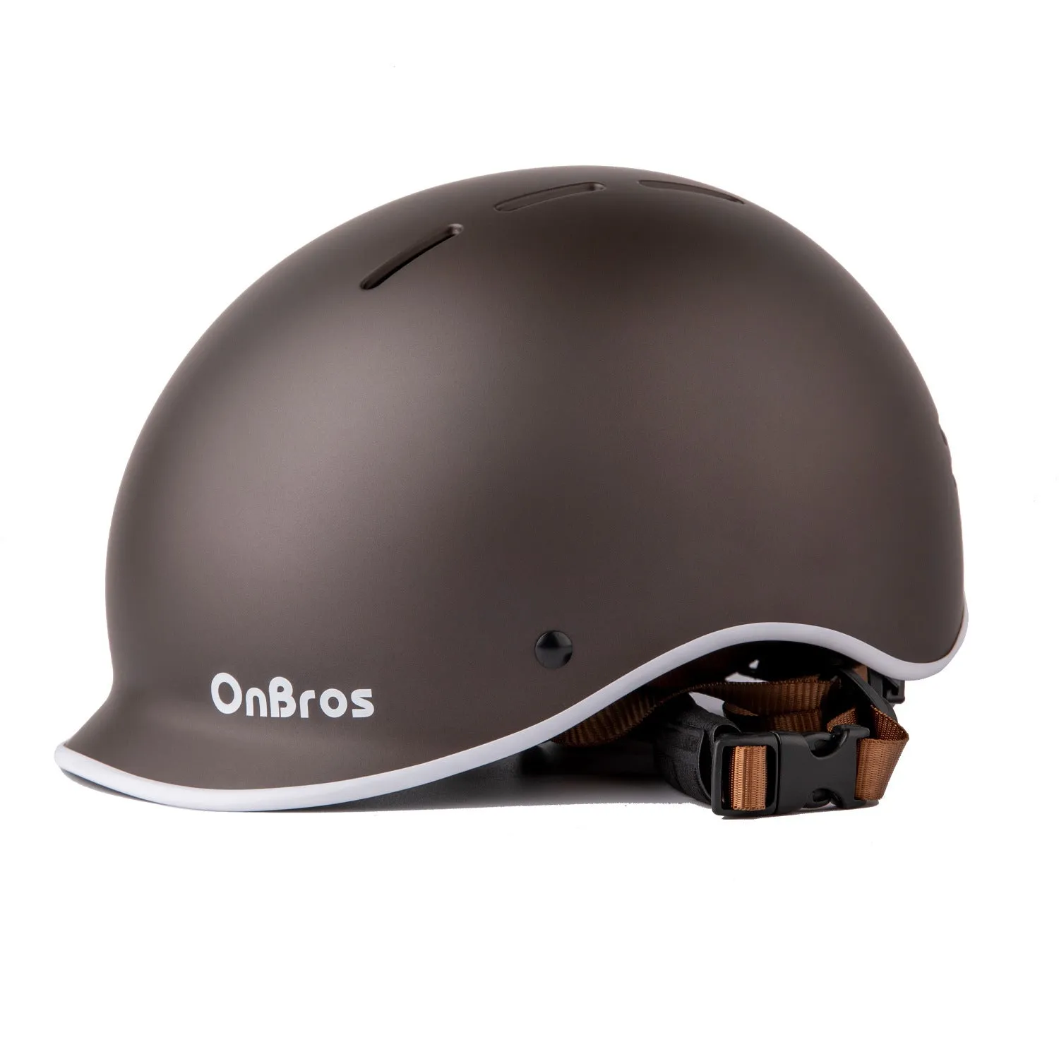 Electric bicycle road riding helmet in black with ABS shell and EPS inner layer, one size 56-61cm