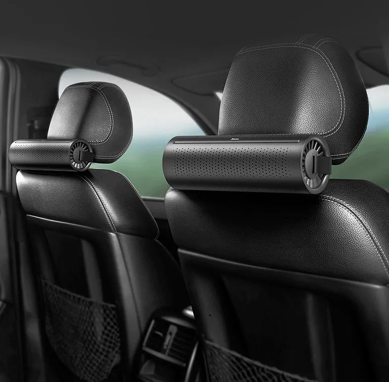 BASEUS Original Ecological Carbon Package Car Air Purifier in black, with activated carbon crystals and magnetic enclosure