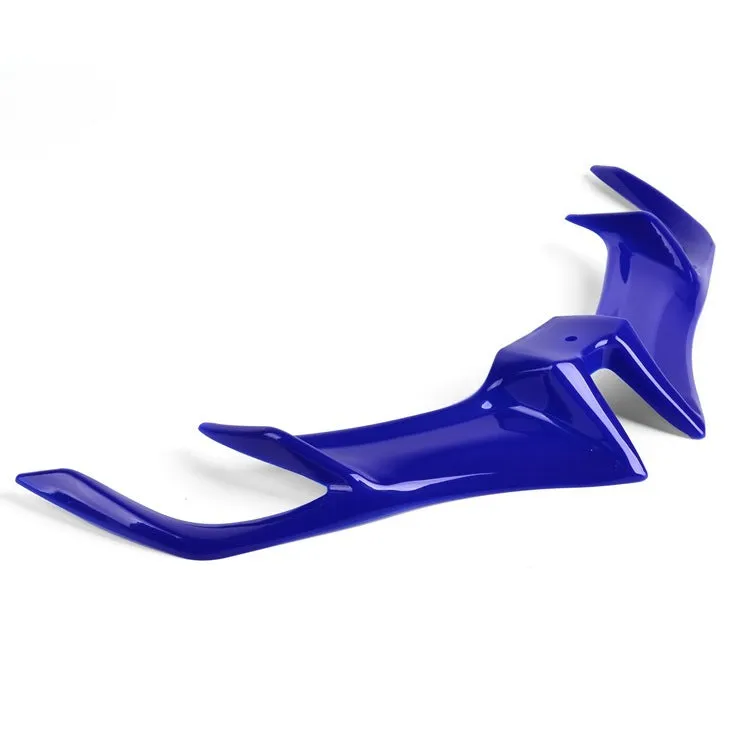 Yamaha R15 V3 black plastic fixed wind wing 400x95mm aerodynamic spoiler