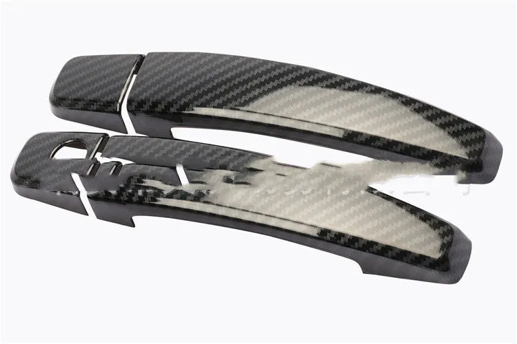 Carbon fibre pattern door handle cover for Opel Vauxhall Astra H/J 2004-2015 models