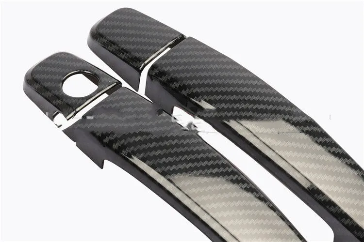 Carbon fibre pattern door handle cover for Opel Vauxhall Astra H/J 2004-2015 models