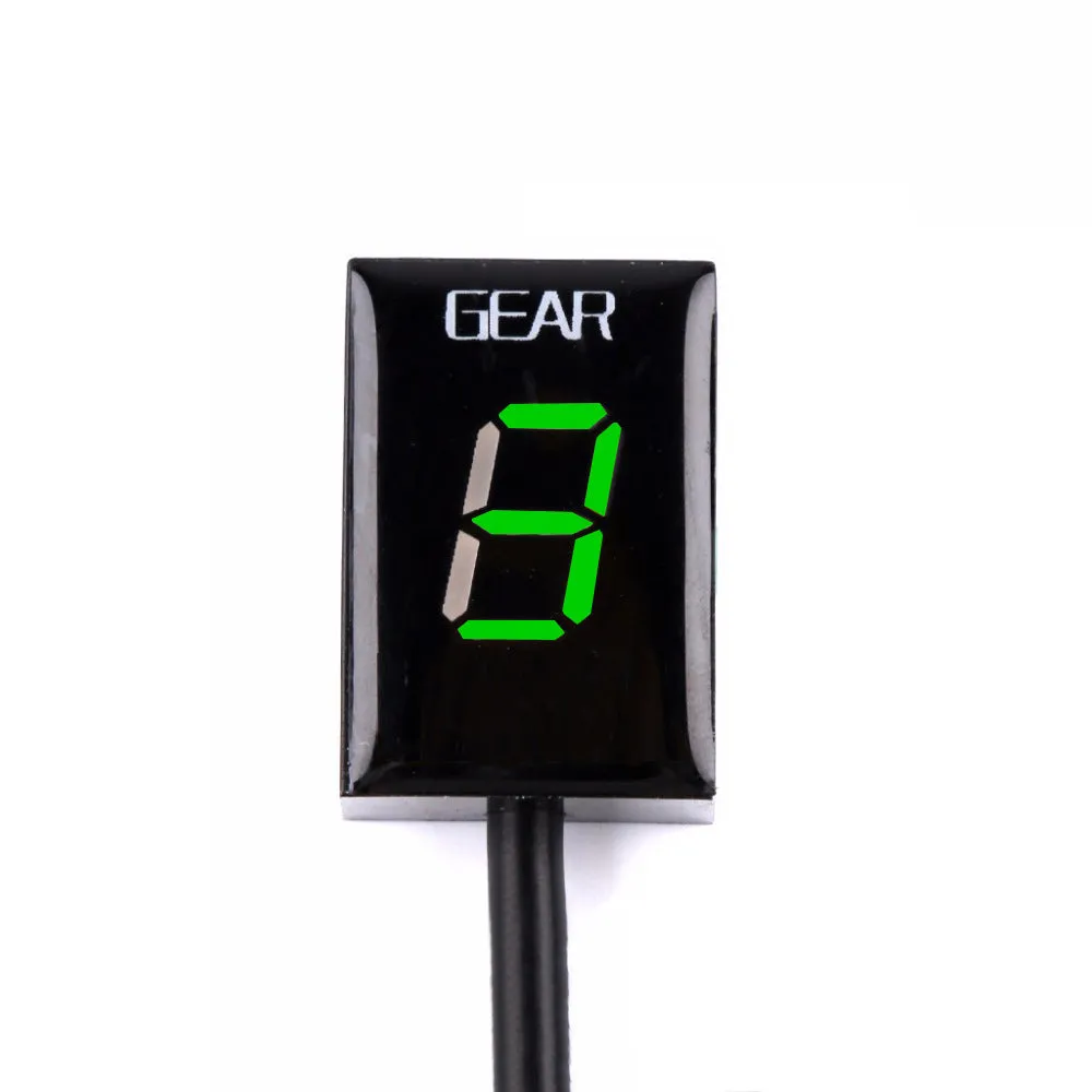 Motorcycle gear indicator digital meter with LCD display for gear position reading