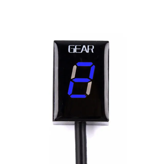 Motorcycle gear indicator digital meter with LCD display for gear position reading