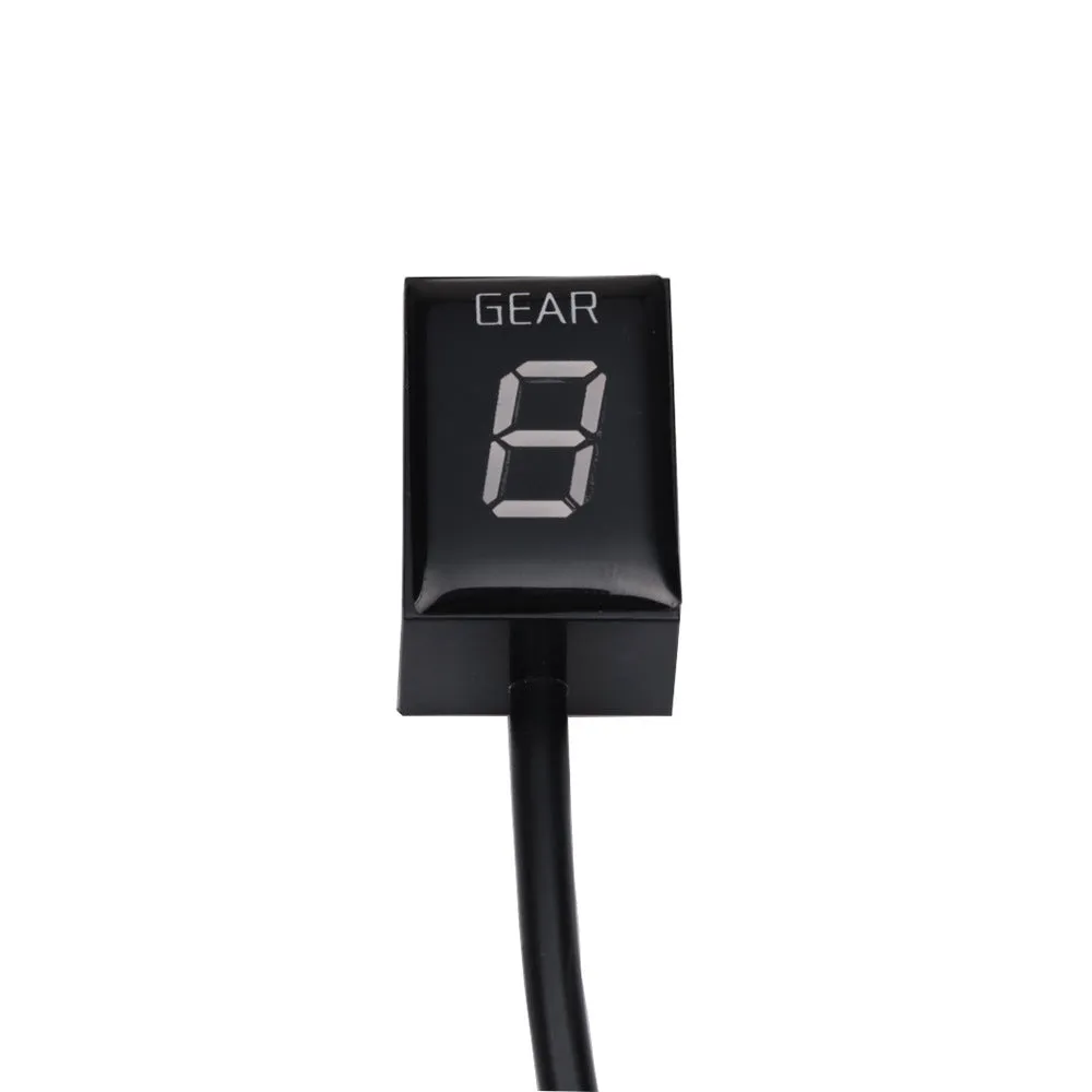 Motorcycle gear indicator digital meter with LCD display for gear position reading