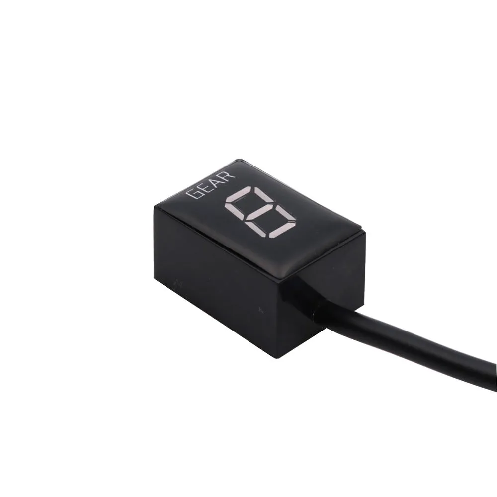 Motorcycle gear indicator digital meter with LCD display for gear position reading