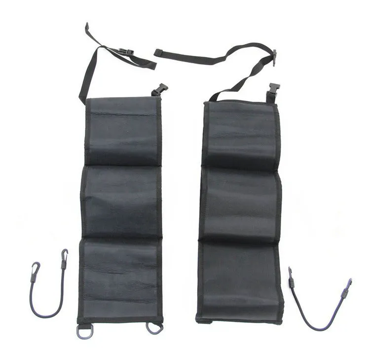Multifunctional car holster made of 600D Oxford cloth, 52x18cm, front seat back gun storage bag for hunting